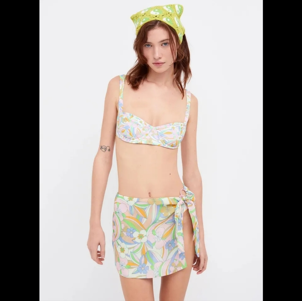 For Love and Lemons Devon Balconette Bikini Top